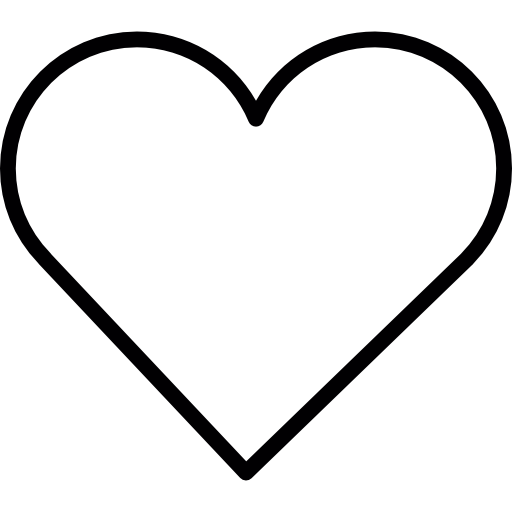 Heart Symbol (black, lavender, white)