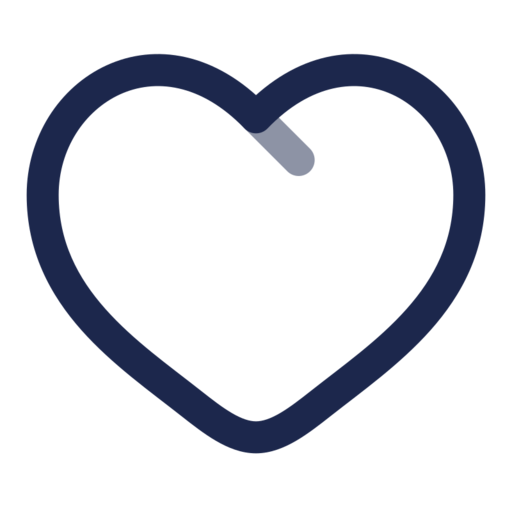 Heart Angle Free Png Icon Download (navy, black)