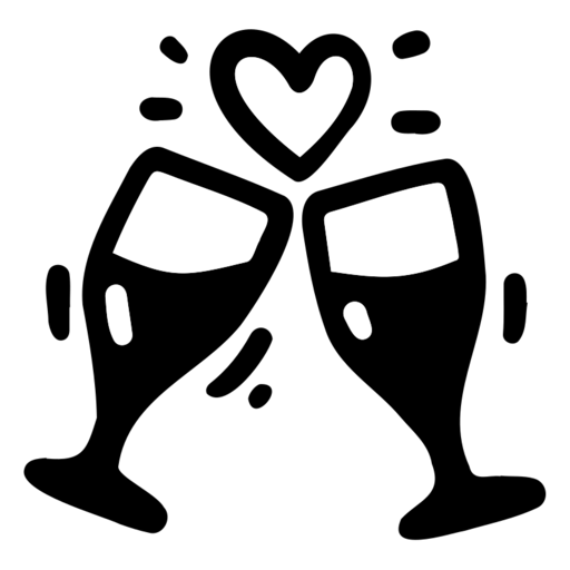 Heart Glasses Free Png Icon Download (white, black, gray)