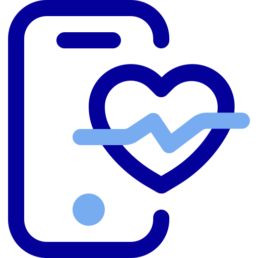 Heartbeat Heart Heh Pulse Smartphone Icon Free Nobackground Png Icon Download (navy, silver, black)