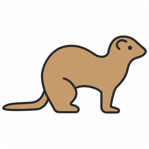 Weasels Png Hd (indigo, black, salmon)