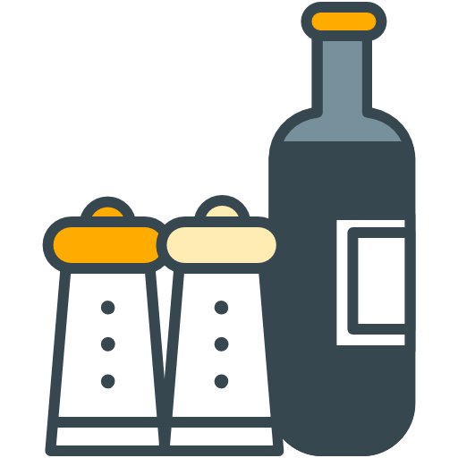 Seasoning Icon Free Png Icon Download (white, indigo, black, gray, orange)