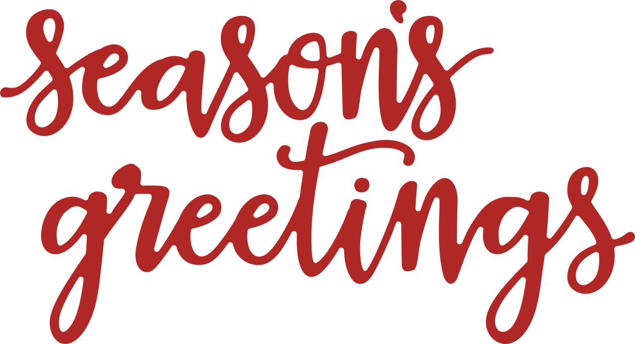 Seasons Greetings Png Background Image (black, chocolate, maroon)