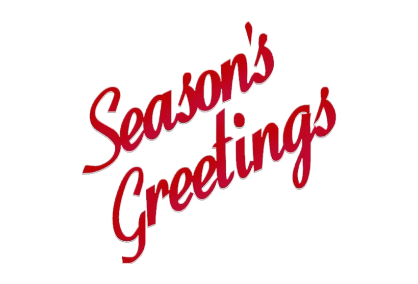 Seasons Greetings Png Image (white)