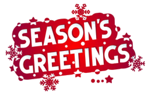 Seasons Greetings Png Transparent Hd Photo (white)