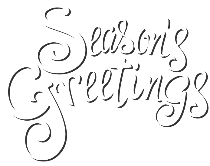 Seasons Greetings Png Transparent Picture (lavender, white, black, silver, gray)