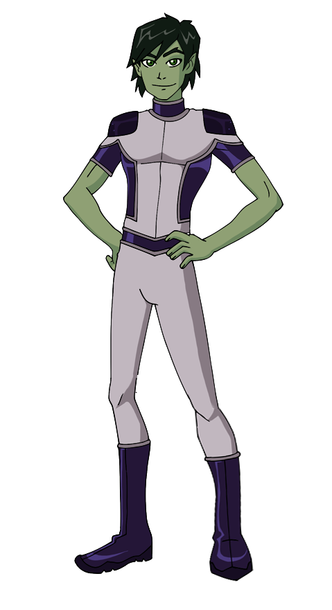 Beast Boy Png Transparent Image (indigo, white, black, silver, lavender)