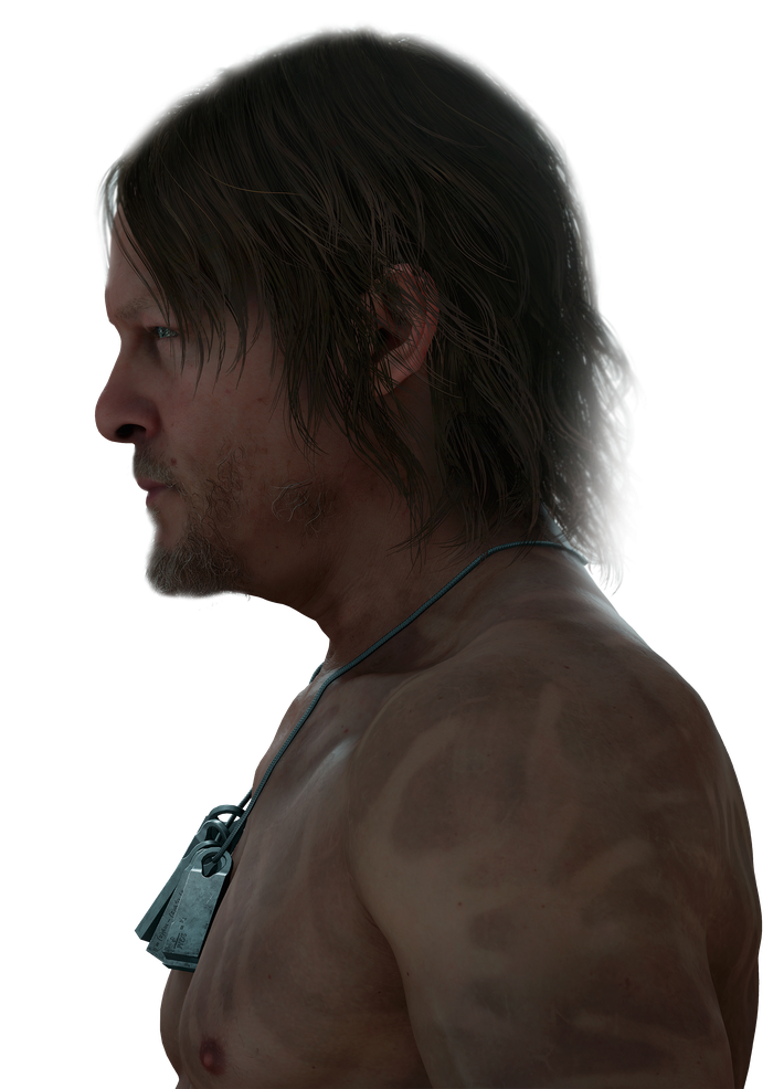 Death Stranding Png Image (black, maroon)