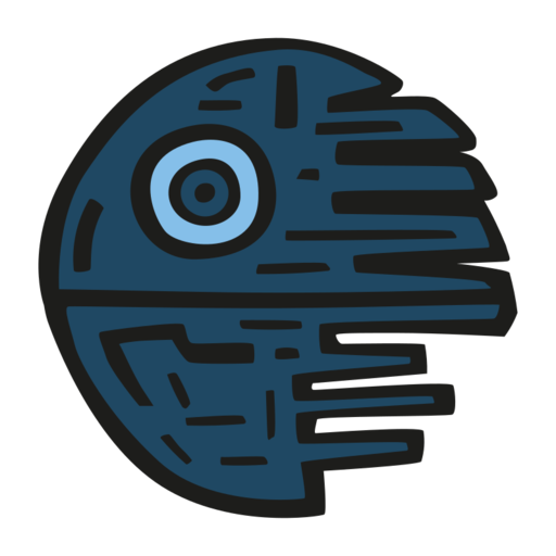 Death Star Free Transparent Png Icon Download (black, teal)