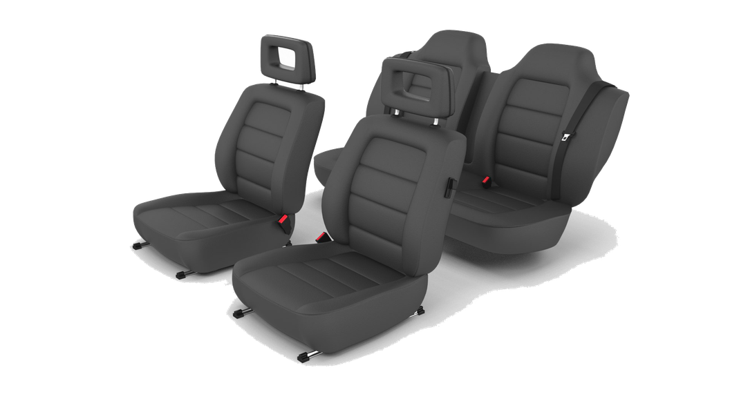 Leather Seat Download Png Image (black, gray)