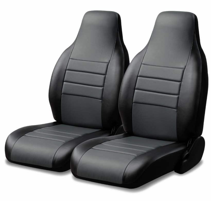 Leather Seat Transparent Background (black, gray, white)