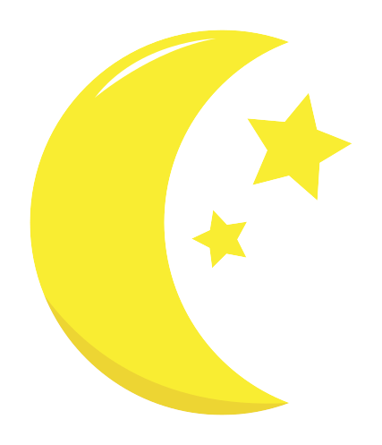 Weather Half Moon Stars Night Icon Free Transparent Png Icon Download (yellow, gold, black, white)