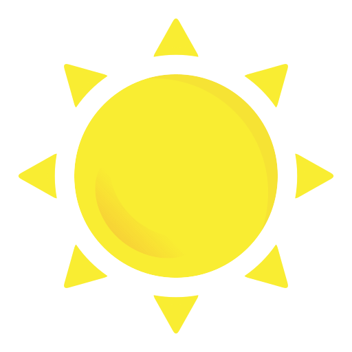 Weather Sun Sunny Sunshine Icon Free Png Icon Download (yellow, gold, black, white)