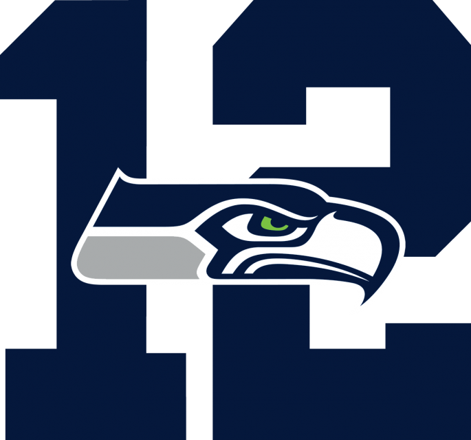 Seattle Seahawks Png Clipart (black, silver, white)