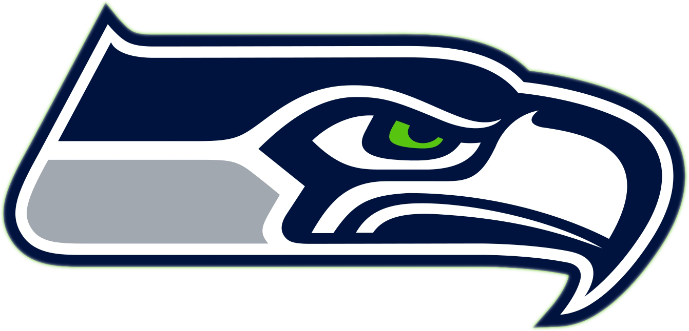 Seattle Seahawks Png (white, black, beige, teal, silver)