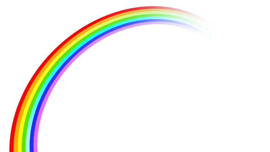 Beautiful Rainbow Png (black, red, maroon)