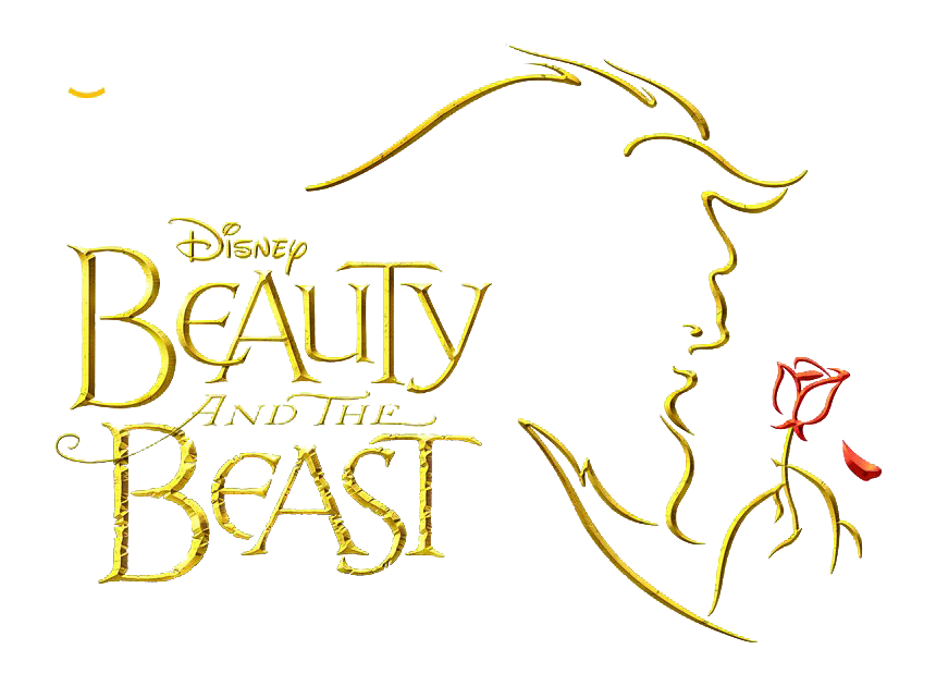 Beauty And The Beast Emma Watson Movie Logo (white)