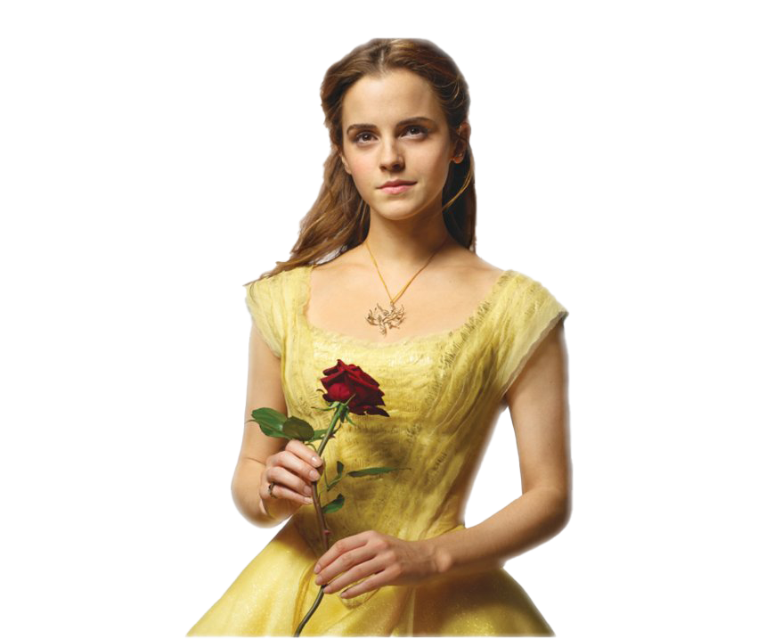 Beauty And The Beast Emma Watson Movie Png Clipart (olive, pink, white)