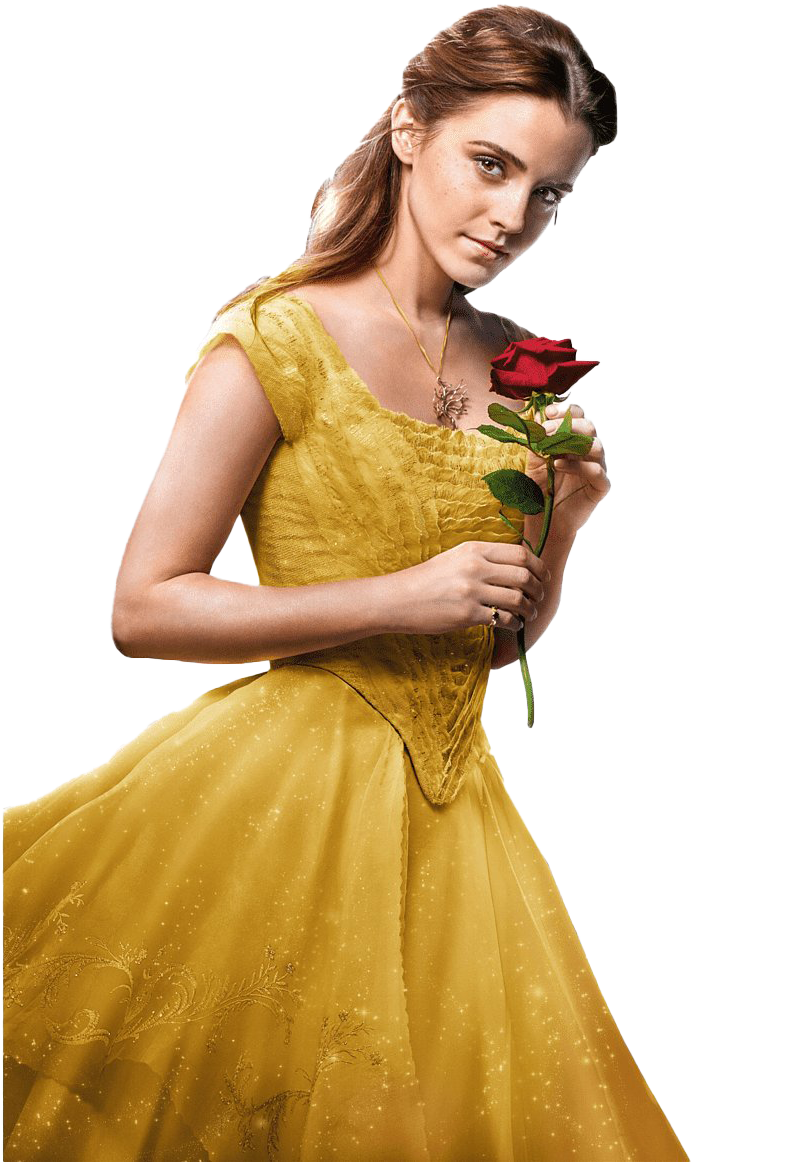 Beauty And The Beast Emma Watson Movie Png Download Image (chocolate, salmon, white)