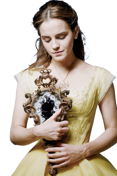 Beauty And The Beast Emma Watson Movie Png Hd Image (beige, black, white)