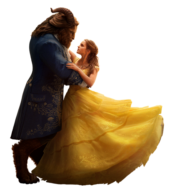 Beauty And The Beast Emma Watson Movie Png Pic (black)