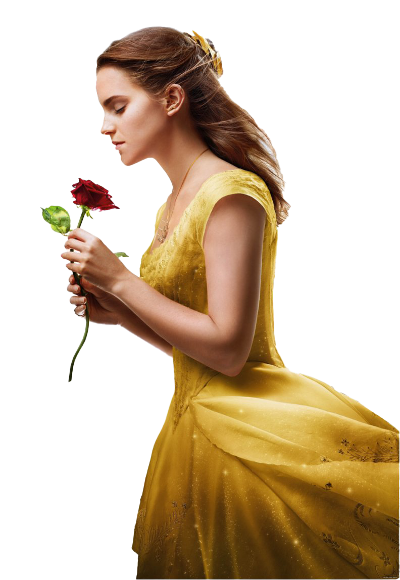 Beauty And The Beast Emma Watson Movie Png (maroon, white)