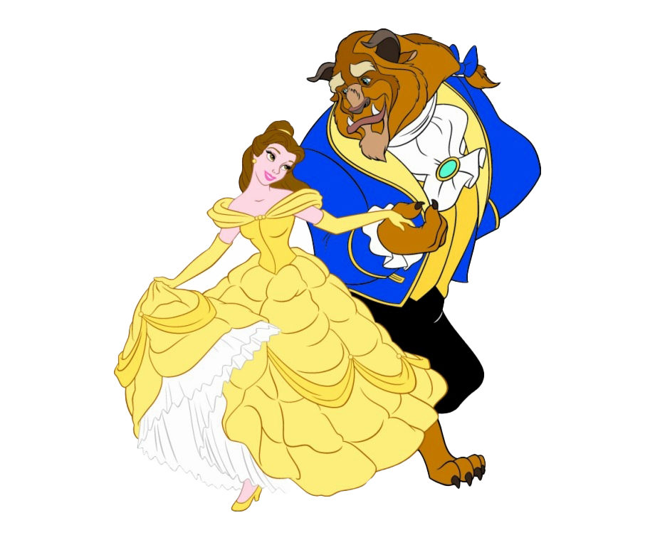 Beauty And The Beast Png File (blue, black, pink, white)