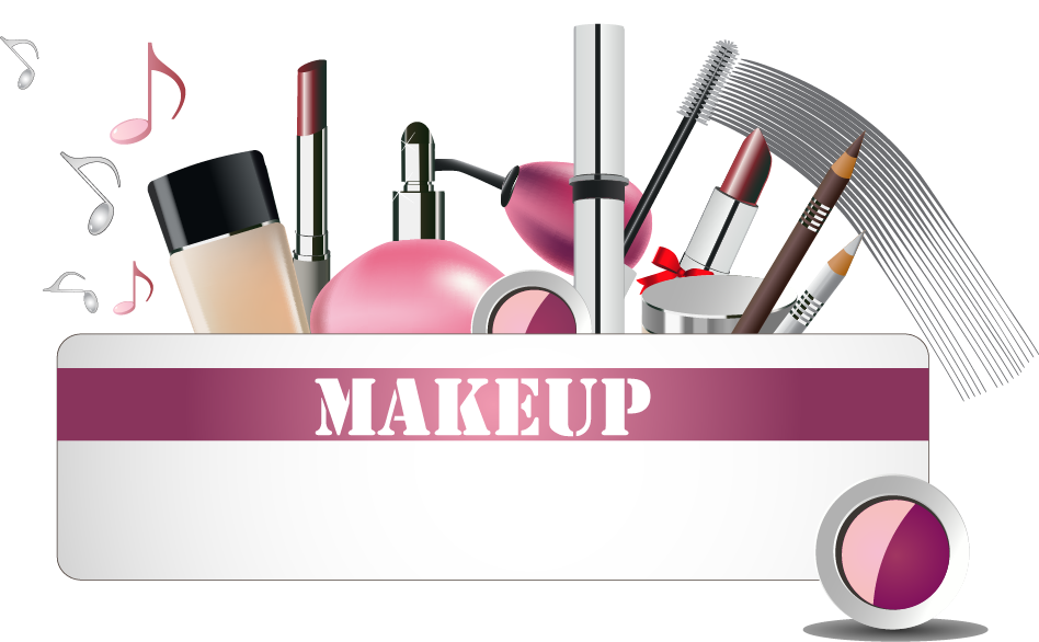 Beauty Cosmetics Png Image (white, purple, gray)