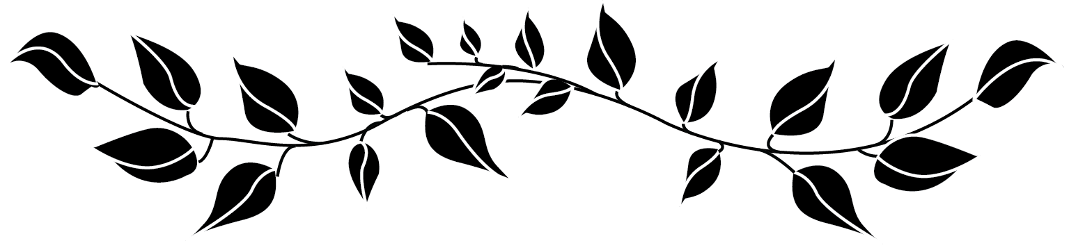 Leaves Divider Png Hd Image (black, gray, white, silver)