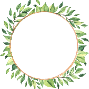 Leaves Frame Png Isolated Image (black)