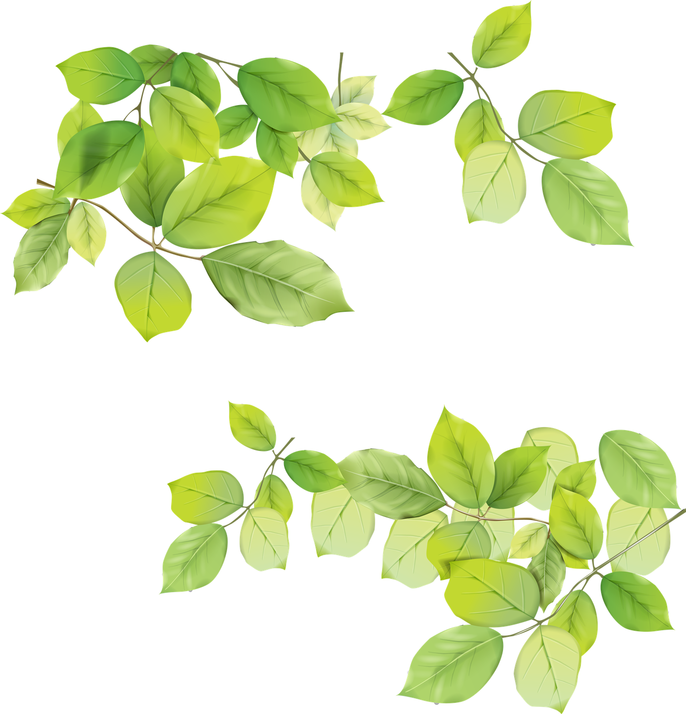 Leaves Png Picture (gold, black)