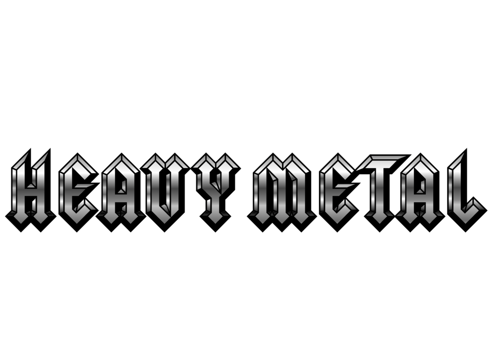 Heavy Metal Png Transparent Background (black, gray)