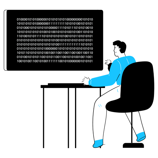 Web Development Coding Programming Binary Icon Free Transparent Png Icon Download (gray, greenish blue, black, white)