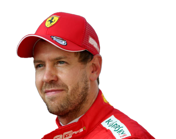 Sebastian Vettel Png File (maroon, red, white)