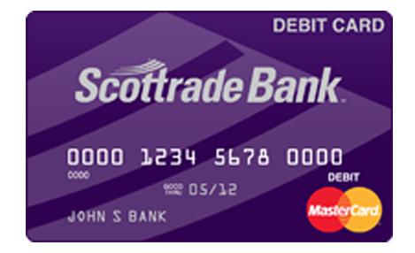 Debit Card (indigo, black)