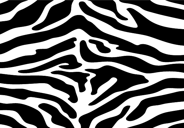 Zebra Print Png Free Download (black, white)