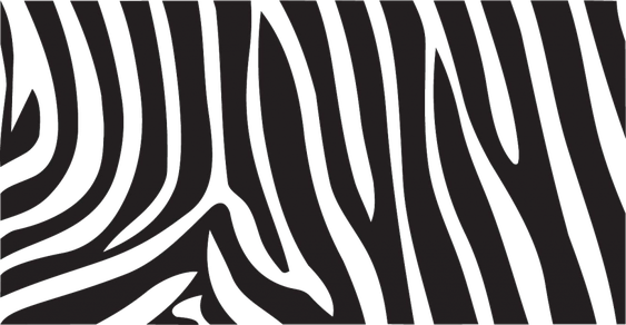 Zebra Print Png Picture (black)