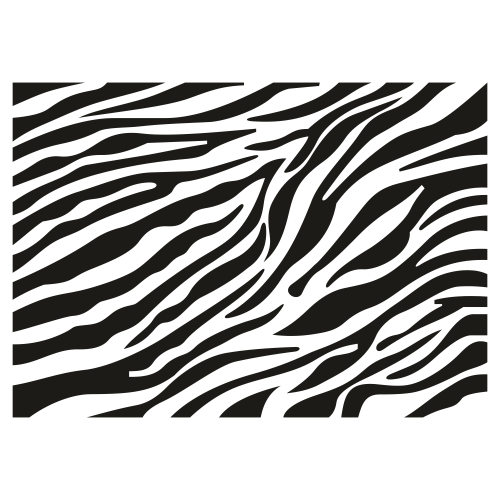 Zebra Print Png Transparent (black, white)