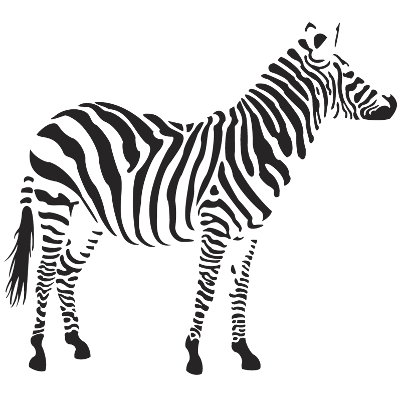 Zebras Png Isolated Photo (black)