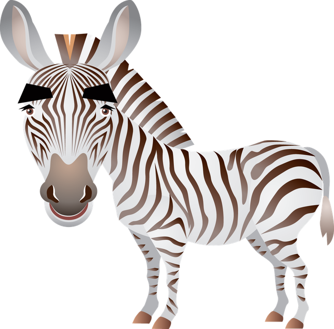 Zebras Png Photo (black, silver, lavender)