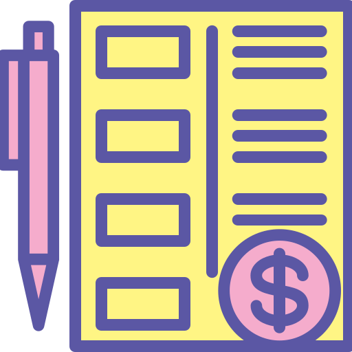 Receipt Business Bill Document Finance Invoice Sale Money Icon Free Transparent Png Icon Download (beige, gray, black, pink)