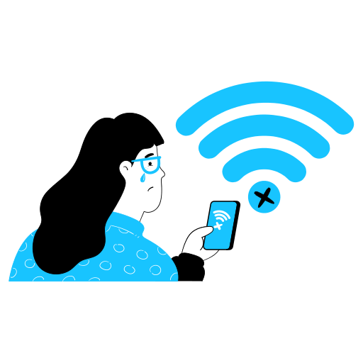 Technology No Wifi Wireless Internet Icon Free Png Icon Download (greenish blue, black, white)