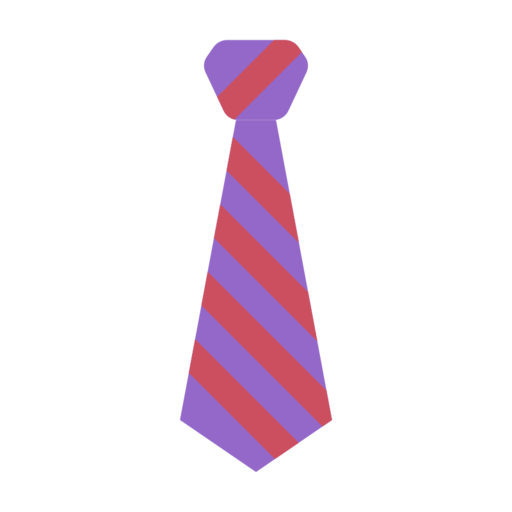 Neck Tie Free Png Icon (salmon, chocolate, black, gray)