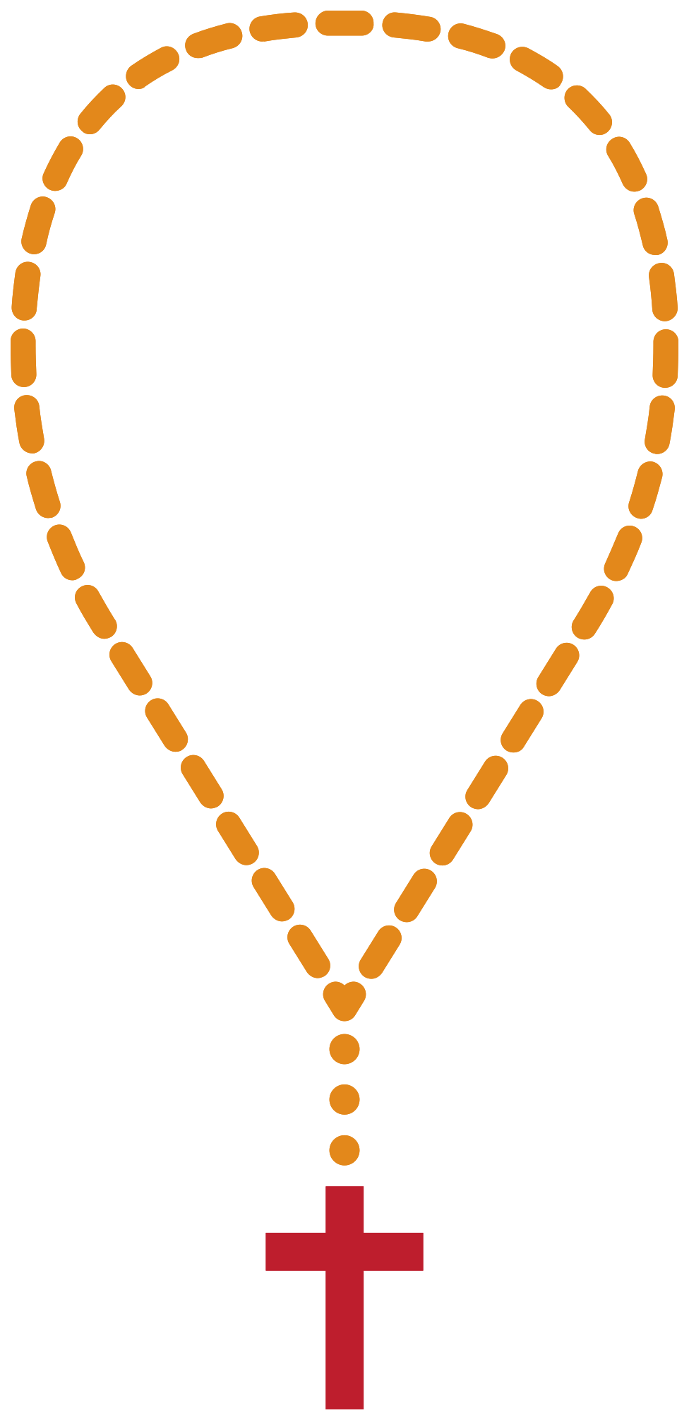 Necklace Png Background Isolated Image (black, maroon, chocolate, orange)