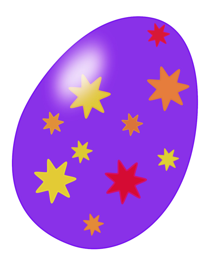 Decorative Purple Easter Egg Png Picture (red, purple, chocolate, gold, black)