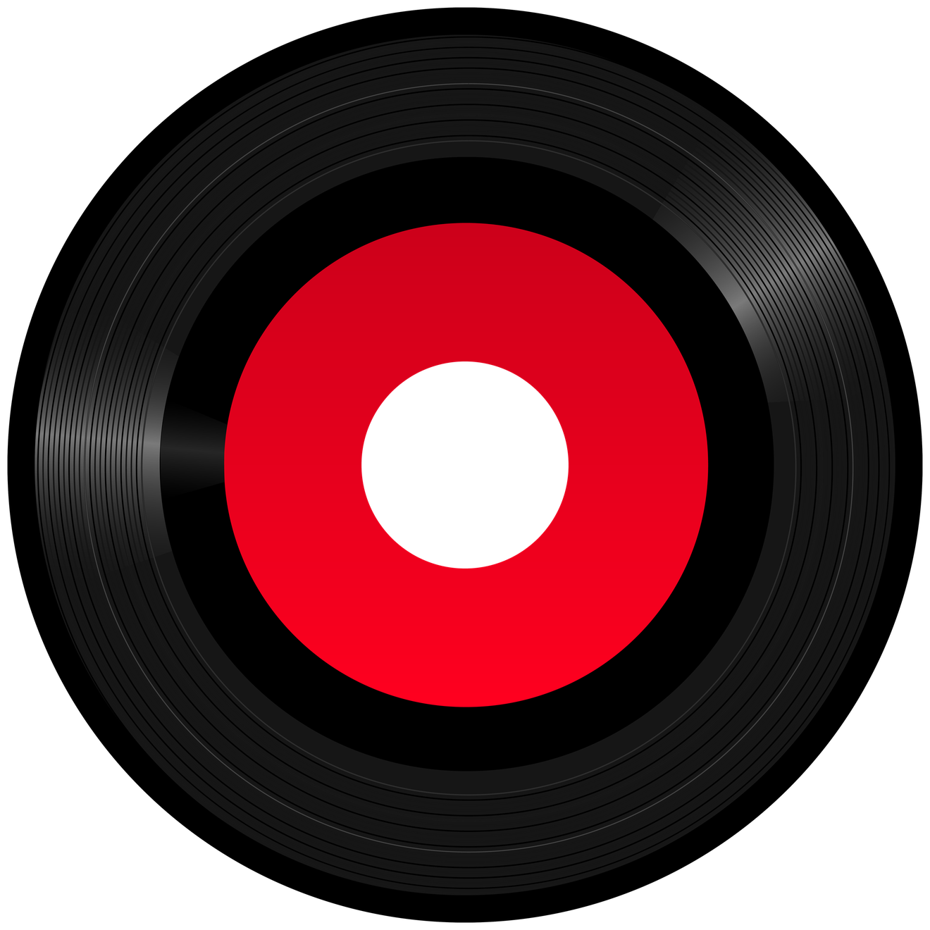 Record Frame Png (black)