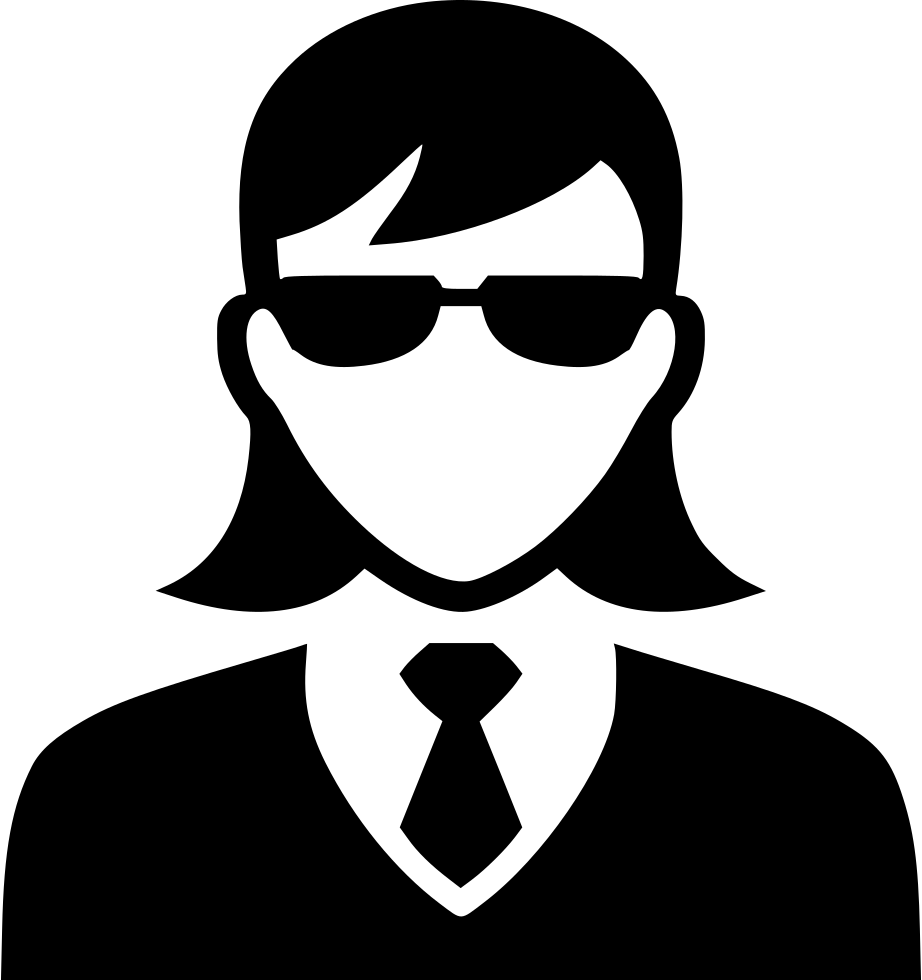 Secret Agent Png Transparent Image (black, white)