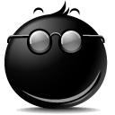 Secret Smile Free Transparent Png Icon Download (black)