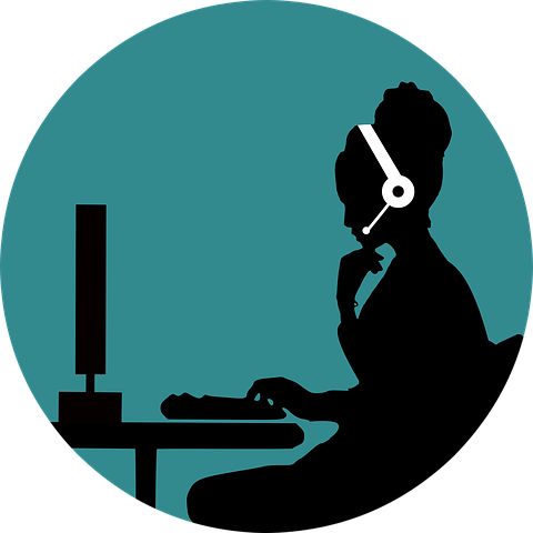 Secretary Desk Png Image (black, teal)