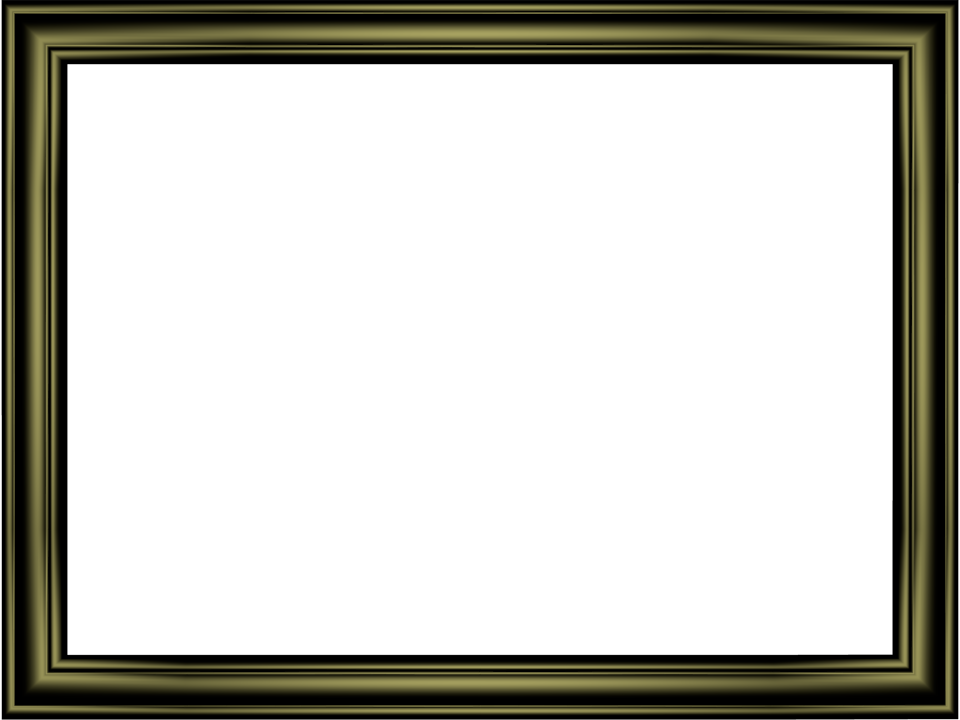 Rectangle Frame Png Pic (black)